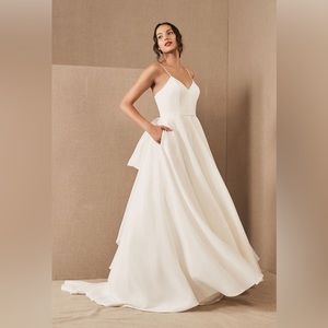 BHLDN Jenny Yoo Piper Wedding Dress Size 12 NWT